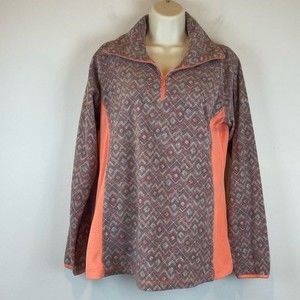 Columbia Women's Arctic Air Printed Half Zip Size Large